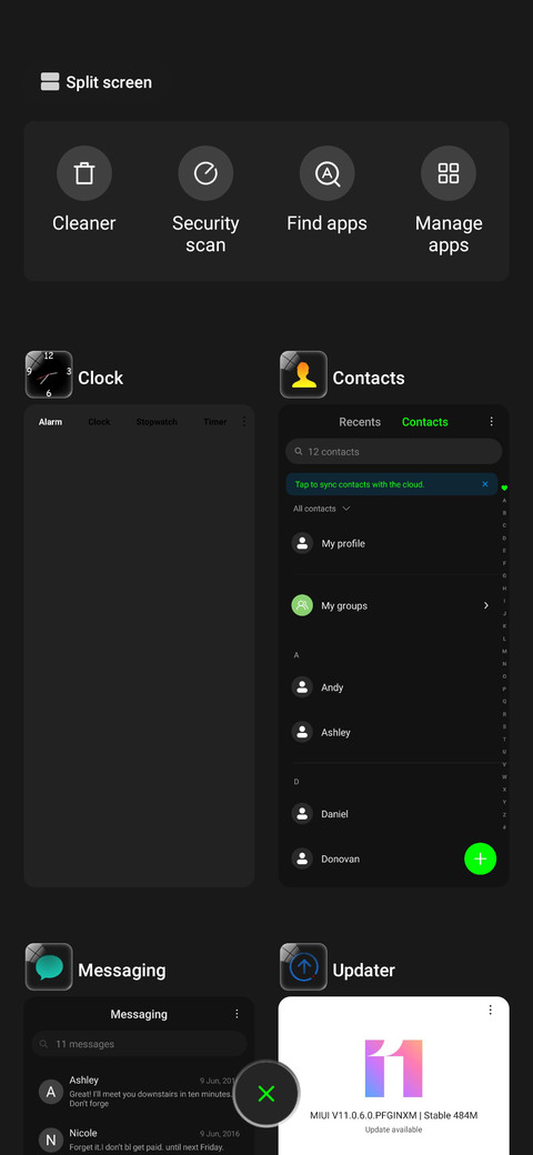 Matrix screenshot