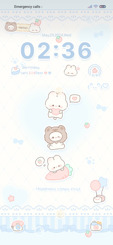 Soft cute bunny screenshot