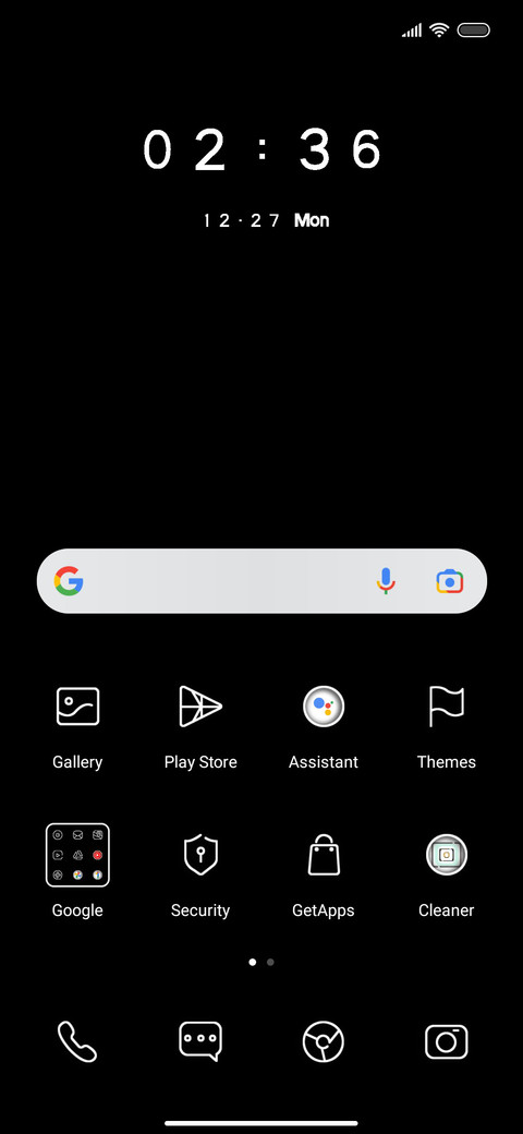 Lightning black screenshot
