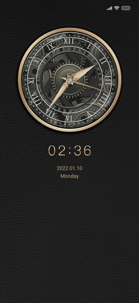 Gear clock screenshot