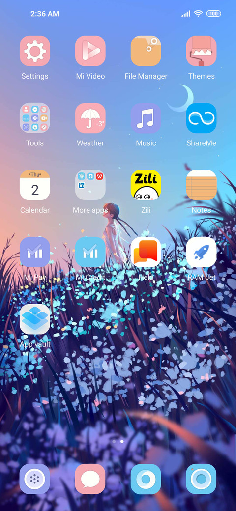 Floral scent screenshot
