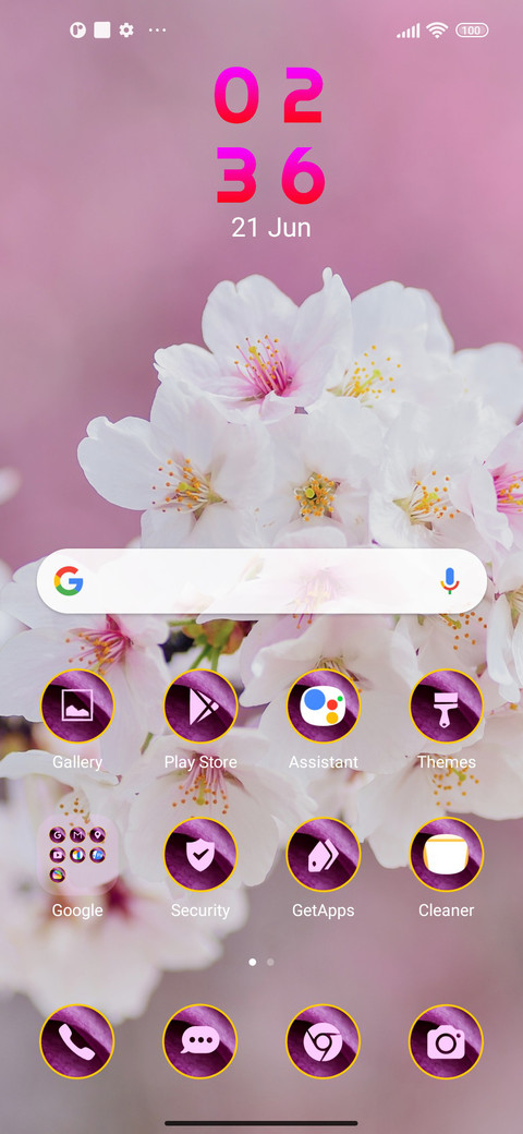 flowers blossoms screenshot