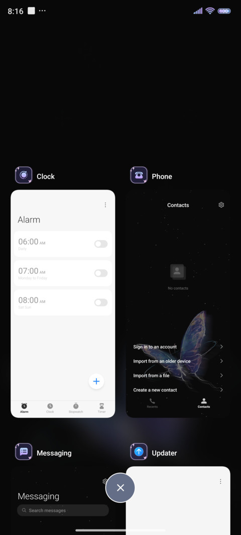 Simple butterfly screenshot