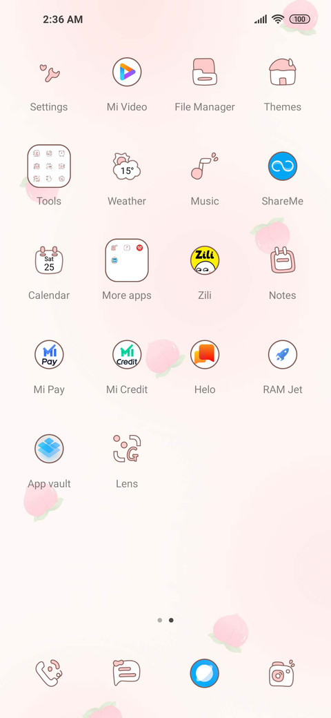 Peach likes you screenshot