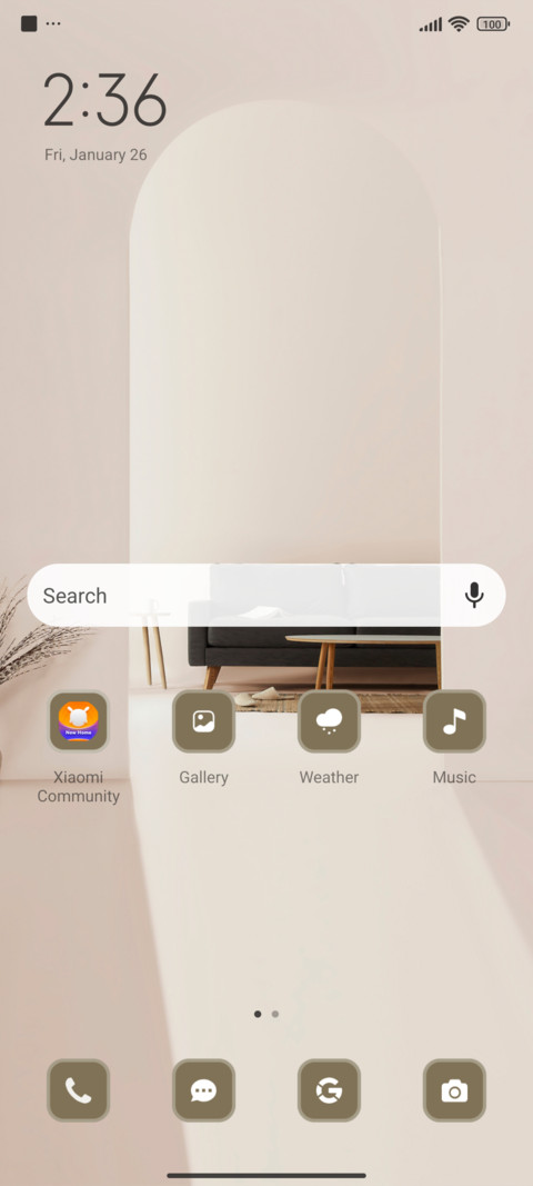 Minimal Interior screenshot