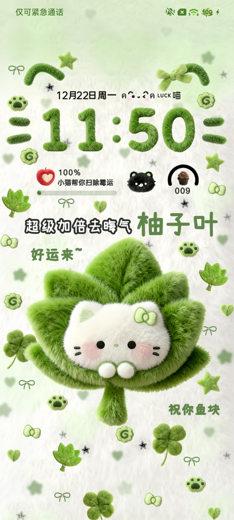 毛绒 柚子叶小猫 screenshot