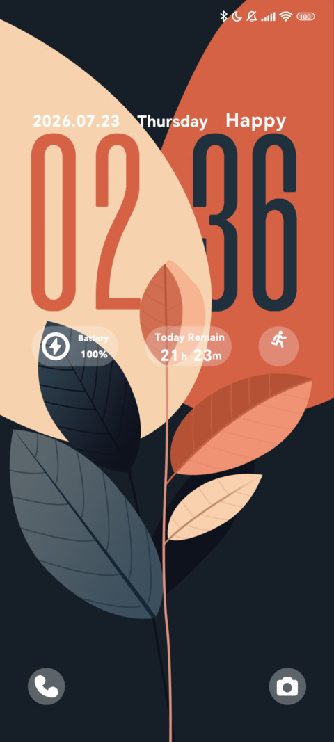 Autumn Leaves Warm screenshot
