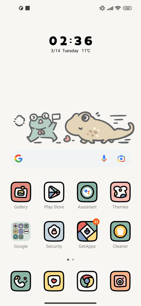 Kungfu frog screenshot