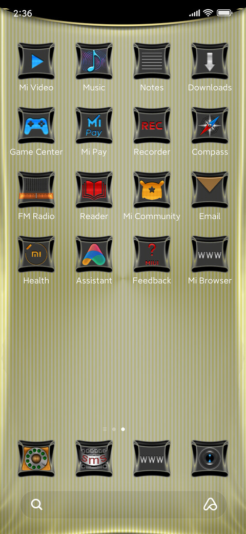Elegant screenshot
