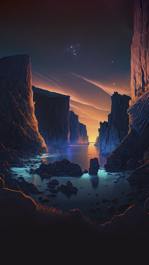 Colorful Grand Canyon screenshot