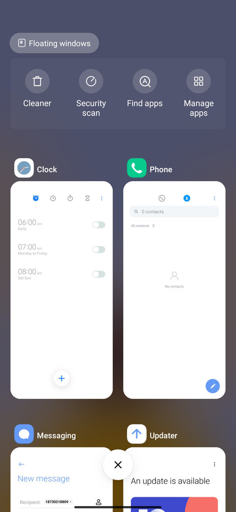 Yellow mode screenshot