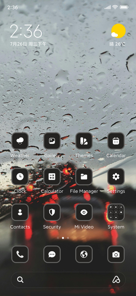 Raindrops screenshot