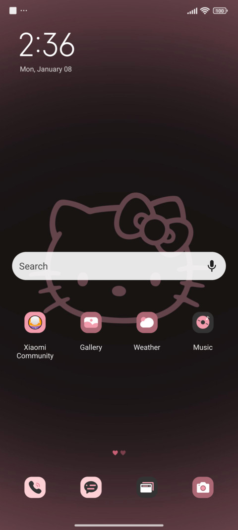 Kitty  big face screenshot