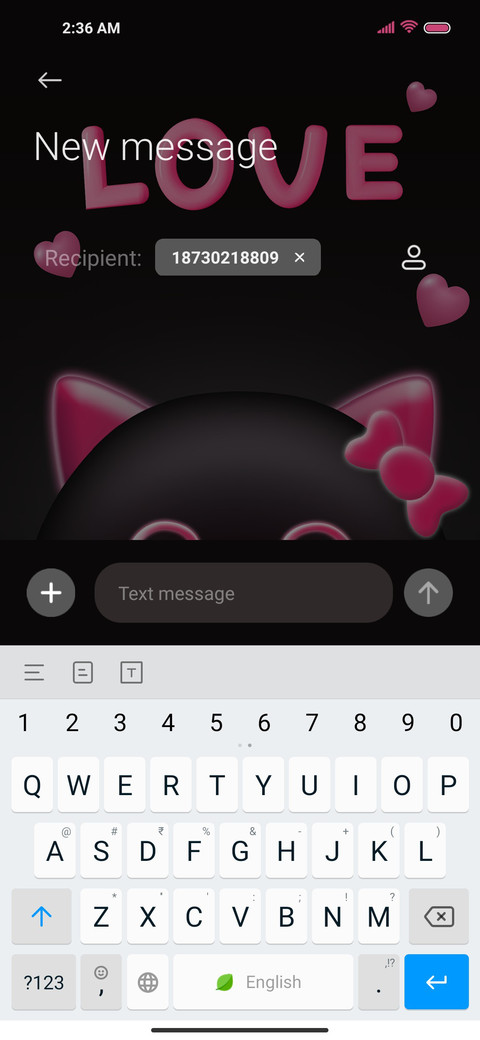 Valentine's kitten screenshot