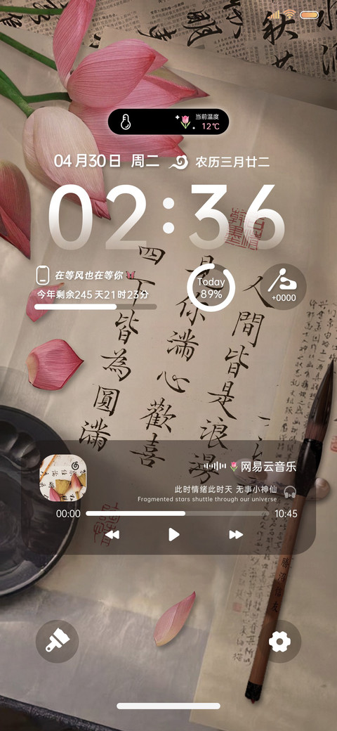 荷花新中式 多模式 screenshot