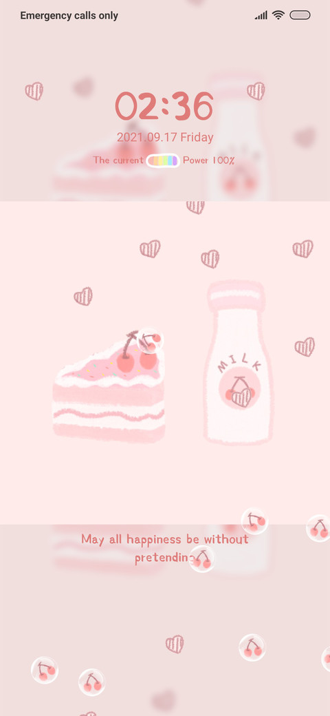 Pink cherry cake screenshot