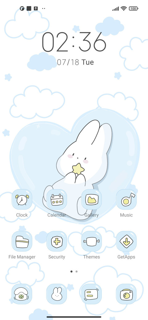 Rabbit BubbleCloud screenshot