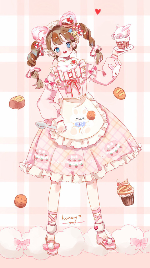 Lolita girls love cake screenshot