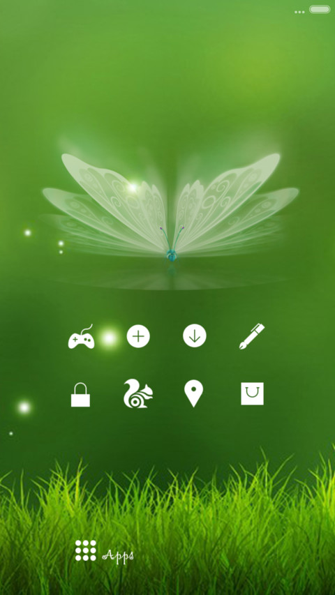 iOS8_蝶翼（完美适配V6）自由桌面+密码锁屏（0000） screenshot