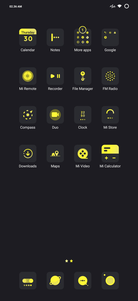 Dark Yellow screenshot