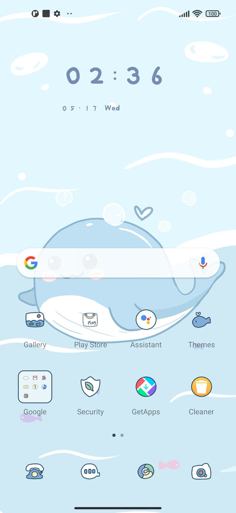 Round whale screenshot