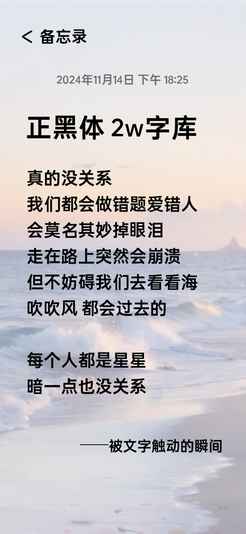 正黑体 2w字库 screenshot