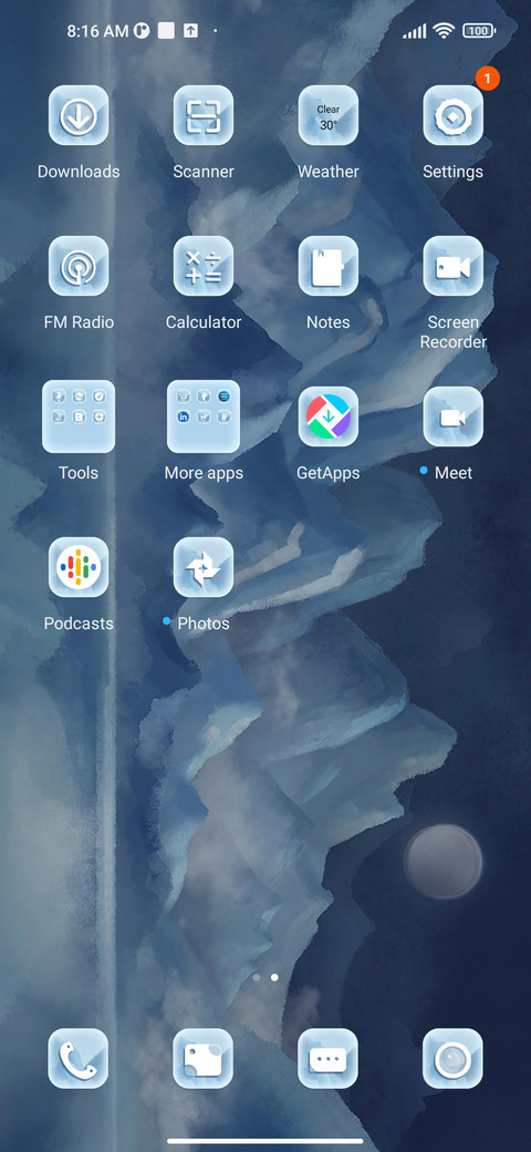 Mountains rivers screenshot