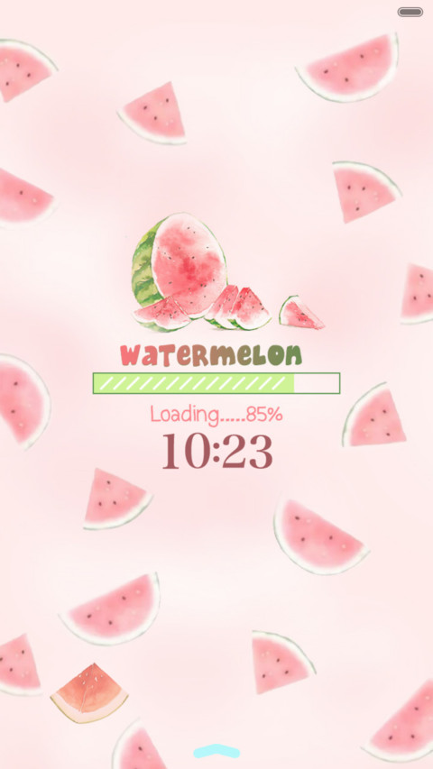  抢红包  WATERMELON夏日进行时  音乐界面  screenshot