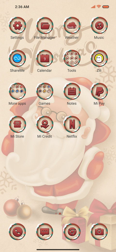 Santa's gift screenshot
