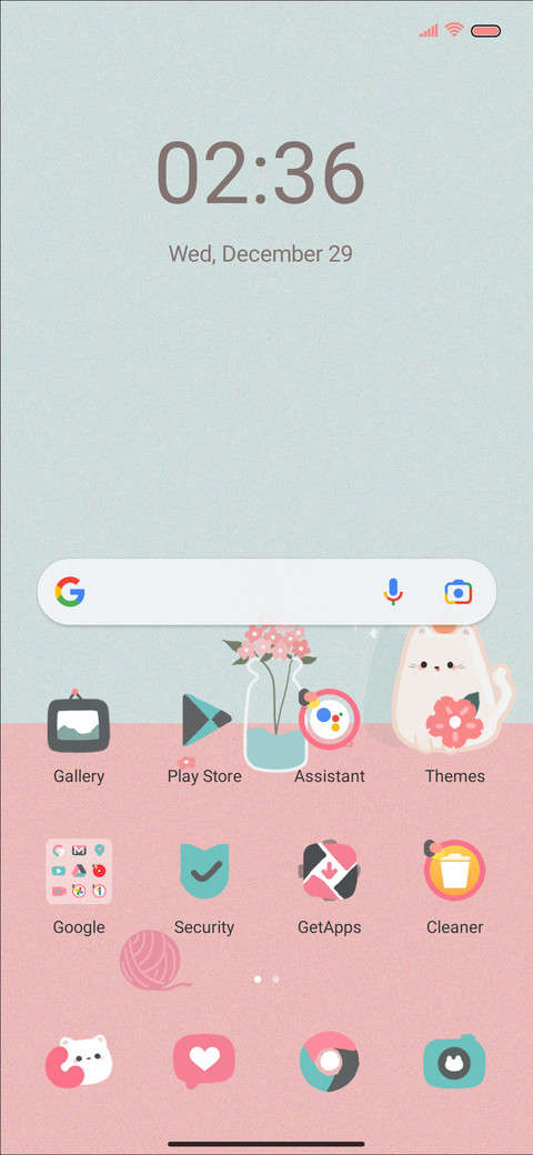 Cherry pink cat screenshot