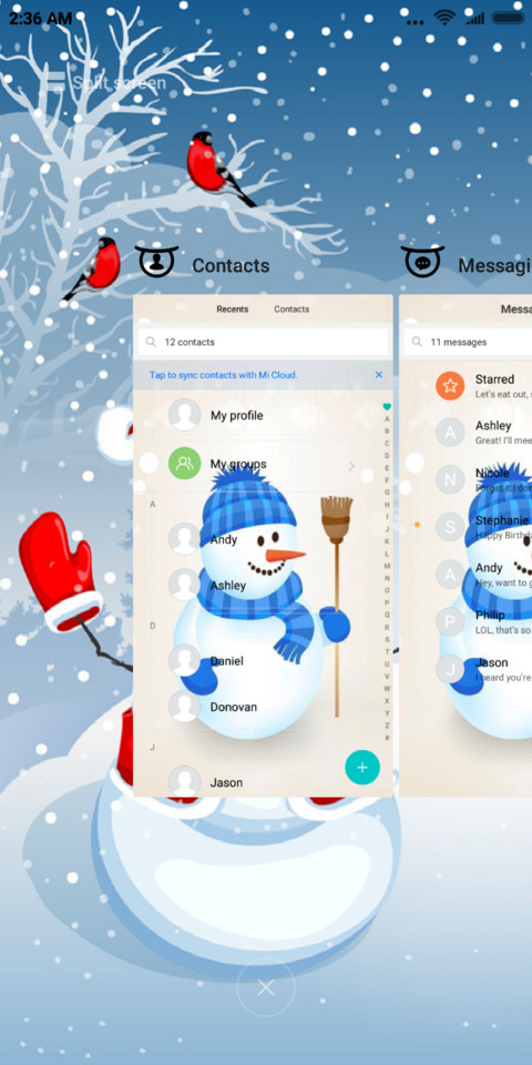 Snowman screenshot
