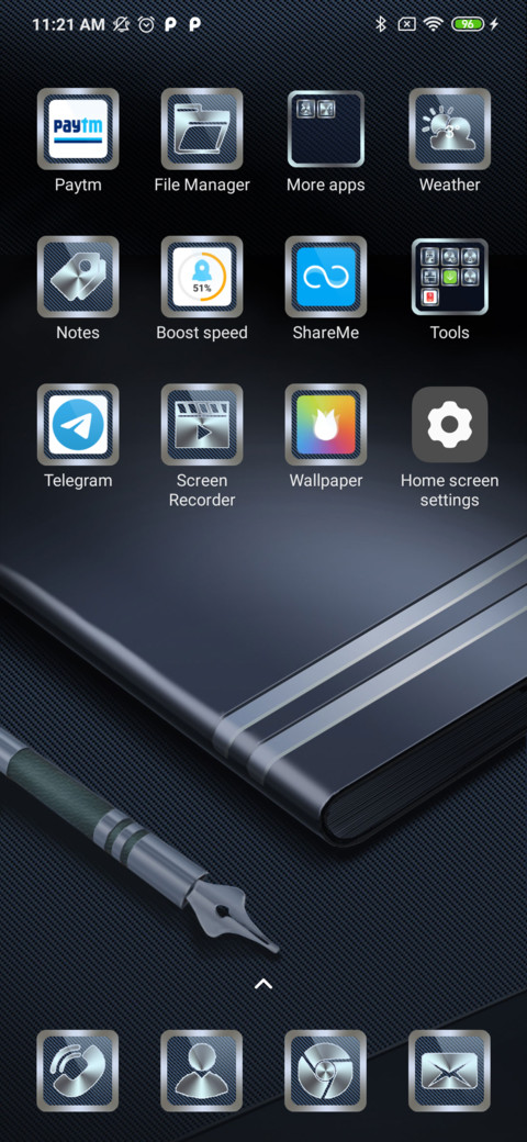 Blue metal screenshot