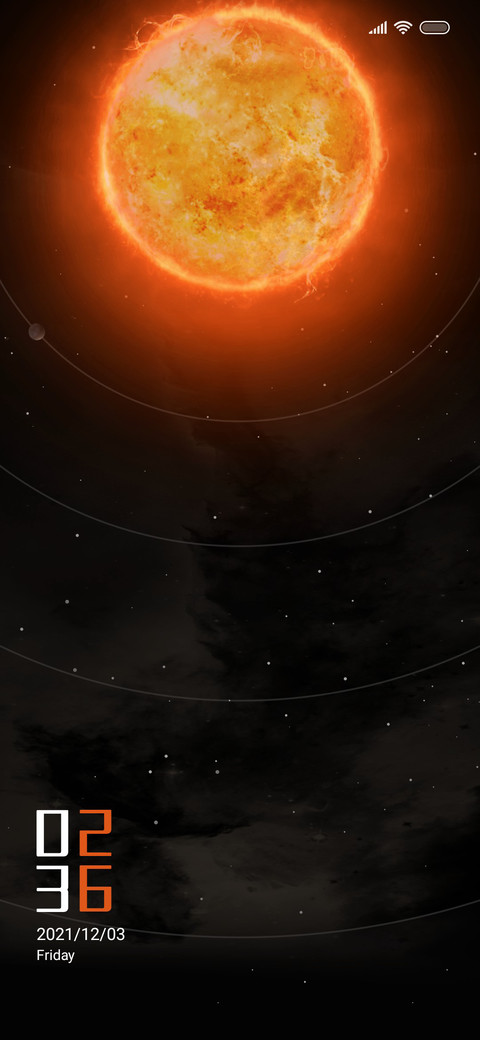 Star field screenshot
