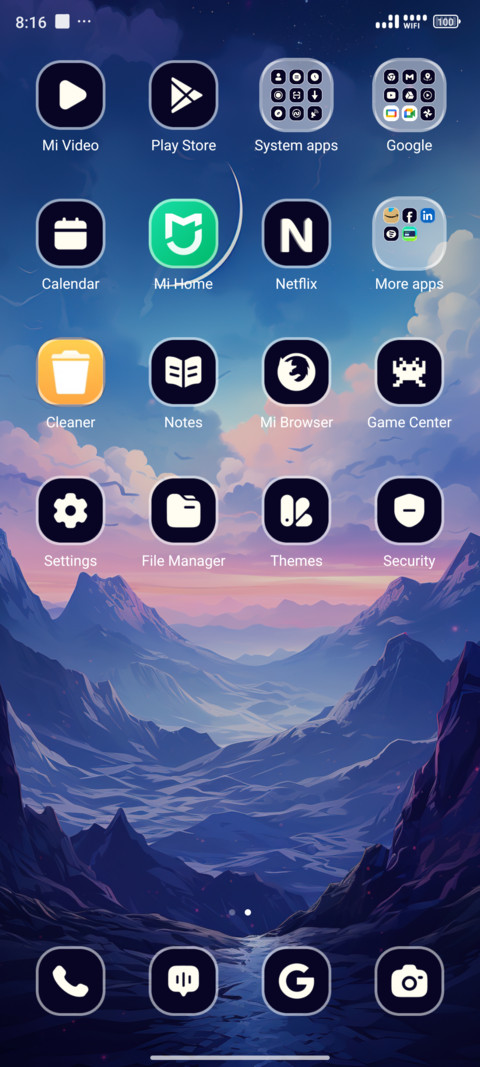 Landscape screenshot