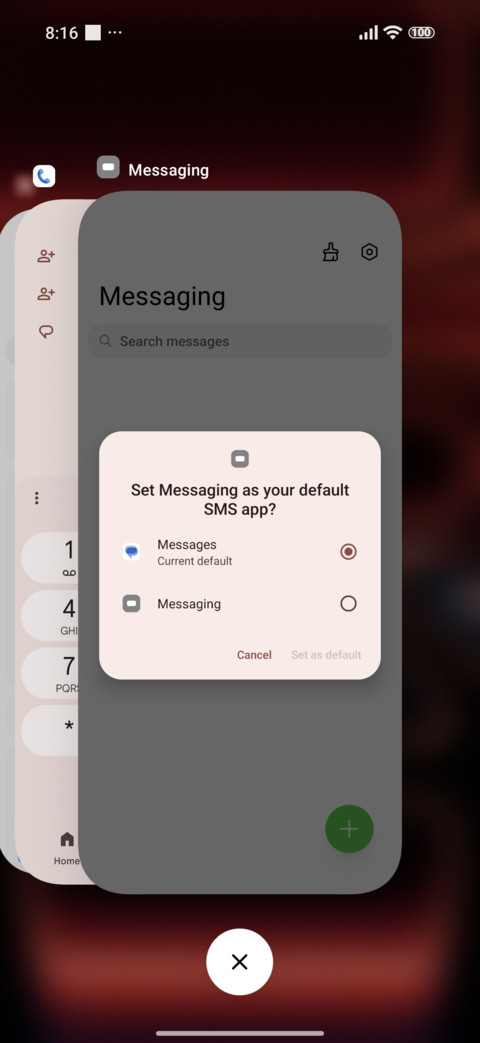 Red screenshot