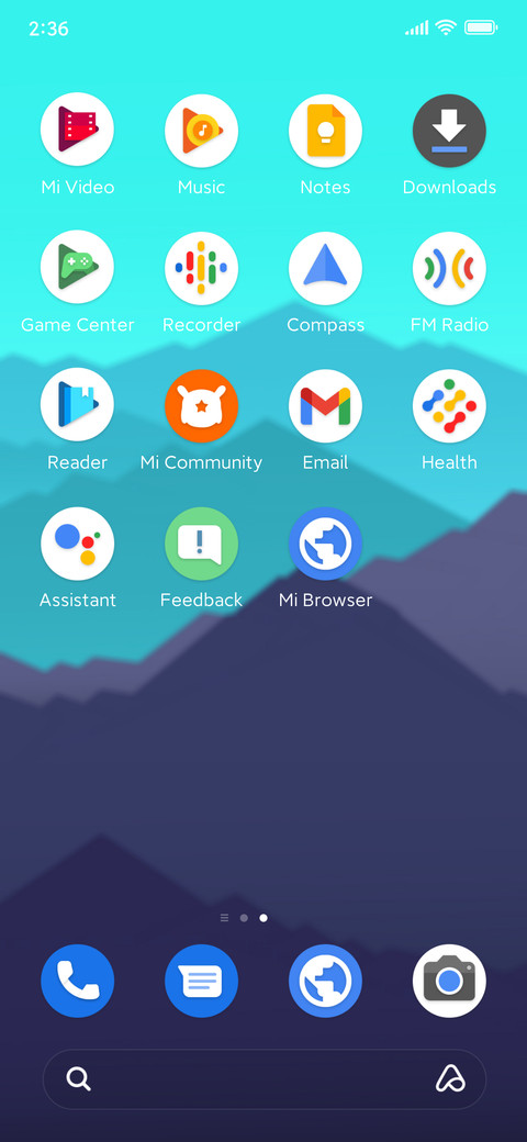 Droid T screenshot
