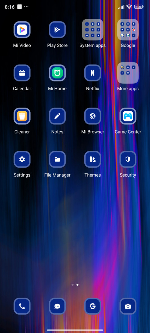 Lighting screenshot