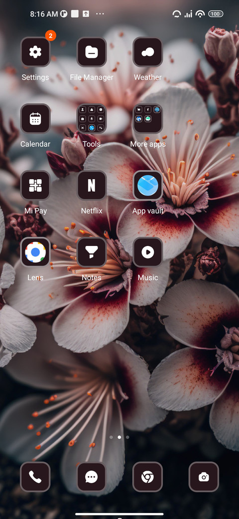Flower screenshot