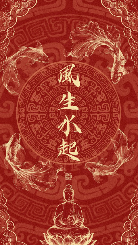 福气高能量壁纸-锐景创意 screenshot