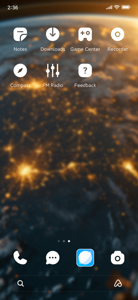 Cosmic sunrise screenshot