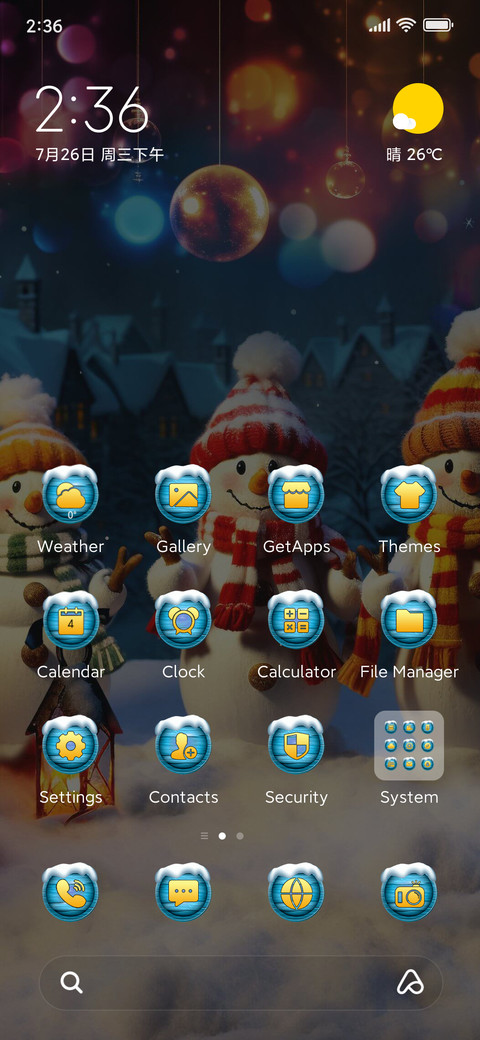 Christmas village screenshot