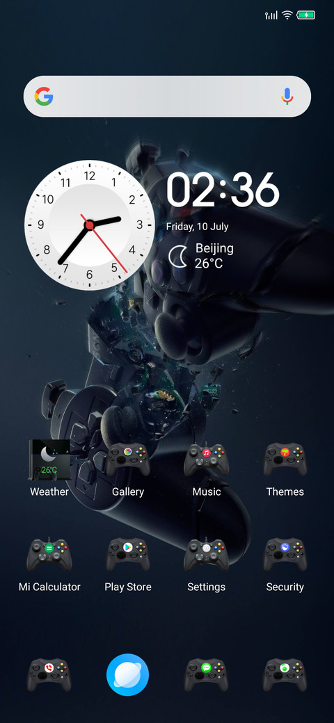 Gamepad screenshot