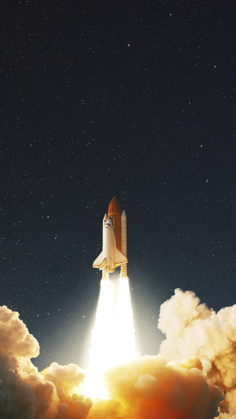 Space Shuttle launching screenshot
