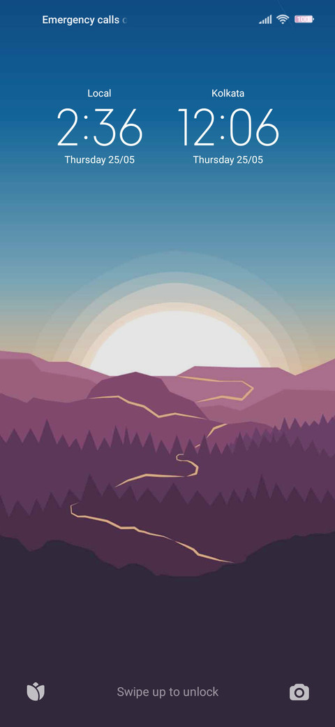 Purple forest screenshot
