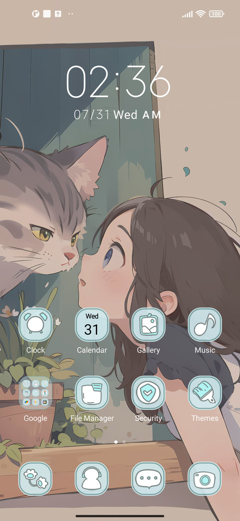 Eye contact cats screenshot