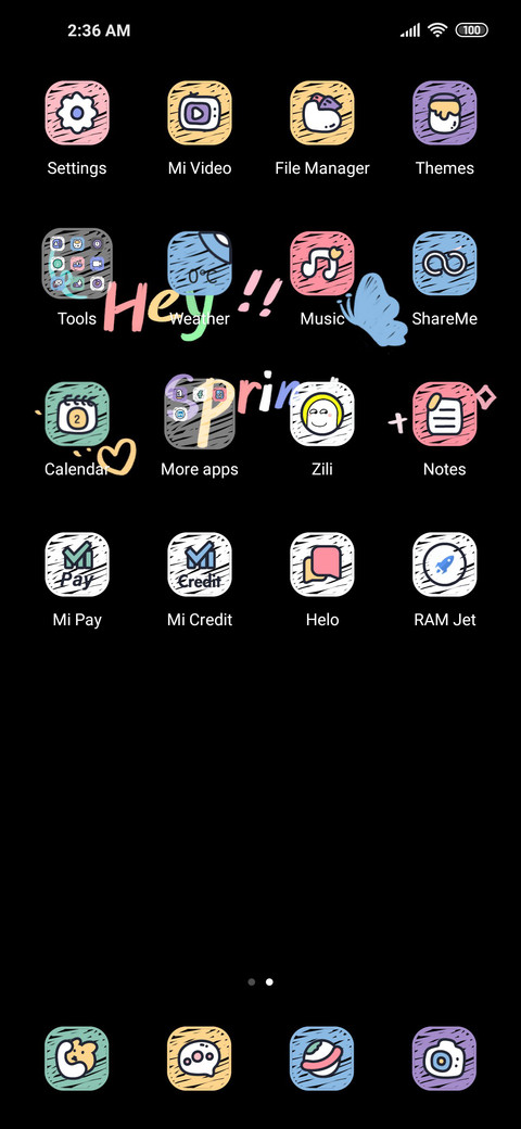 Graffiti flowers screenshot