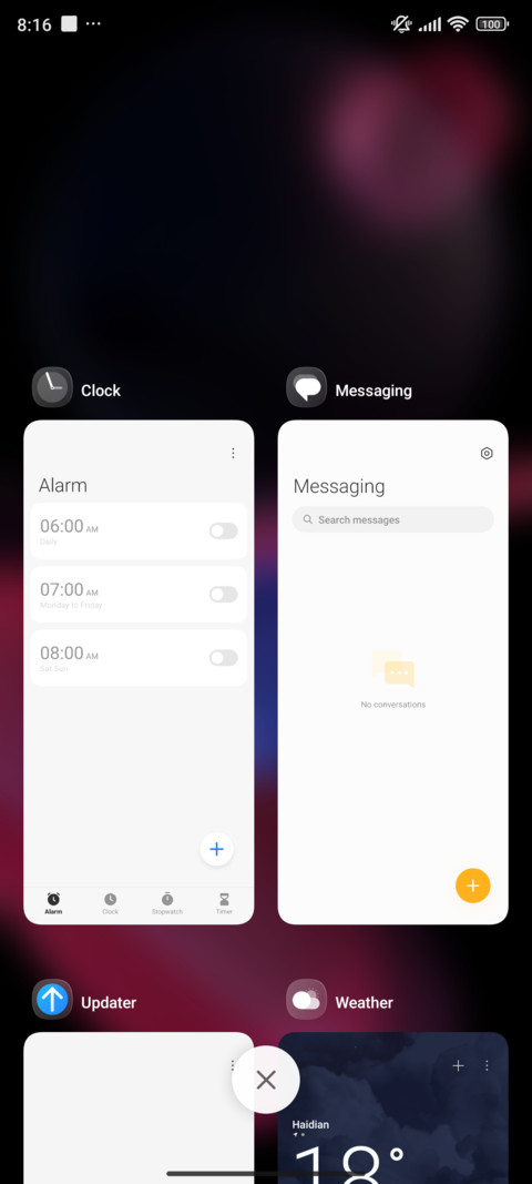 RunOS Liquid Glass screenshot