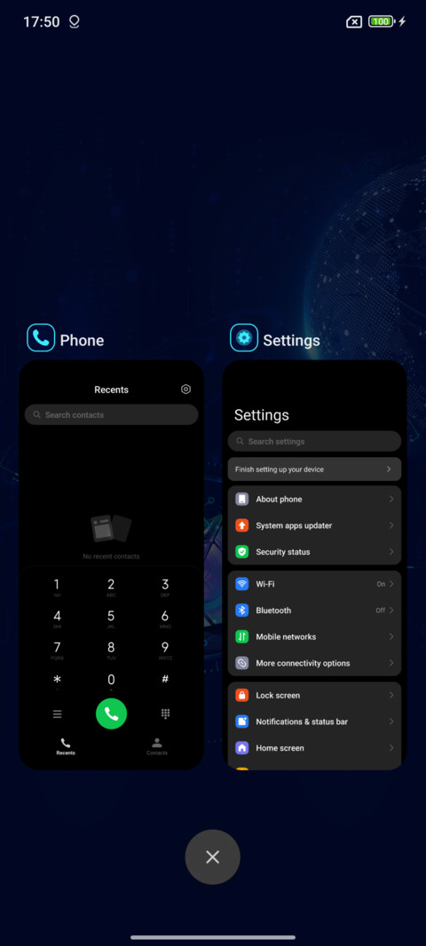 Dark Blue Core screenshot
