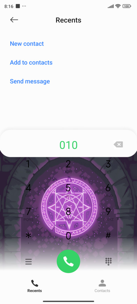 Normal matrix screenshot