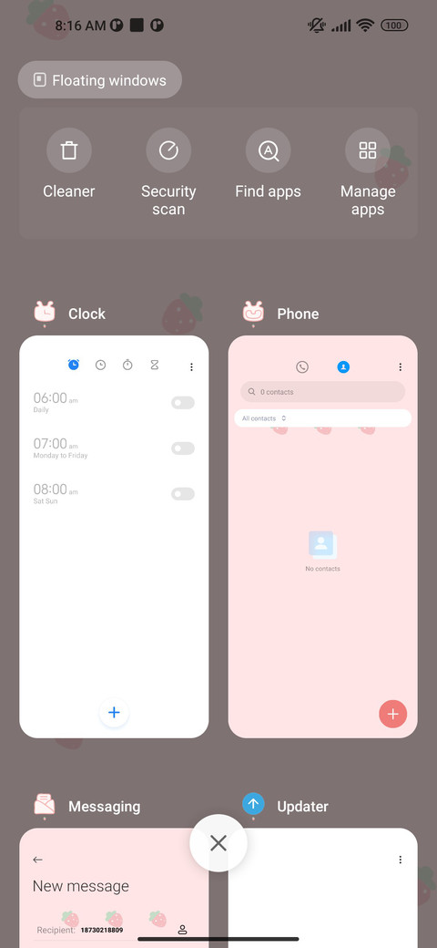 Pink strawberry screenshot